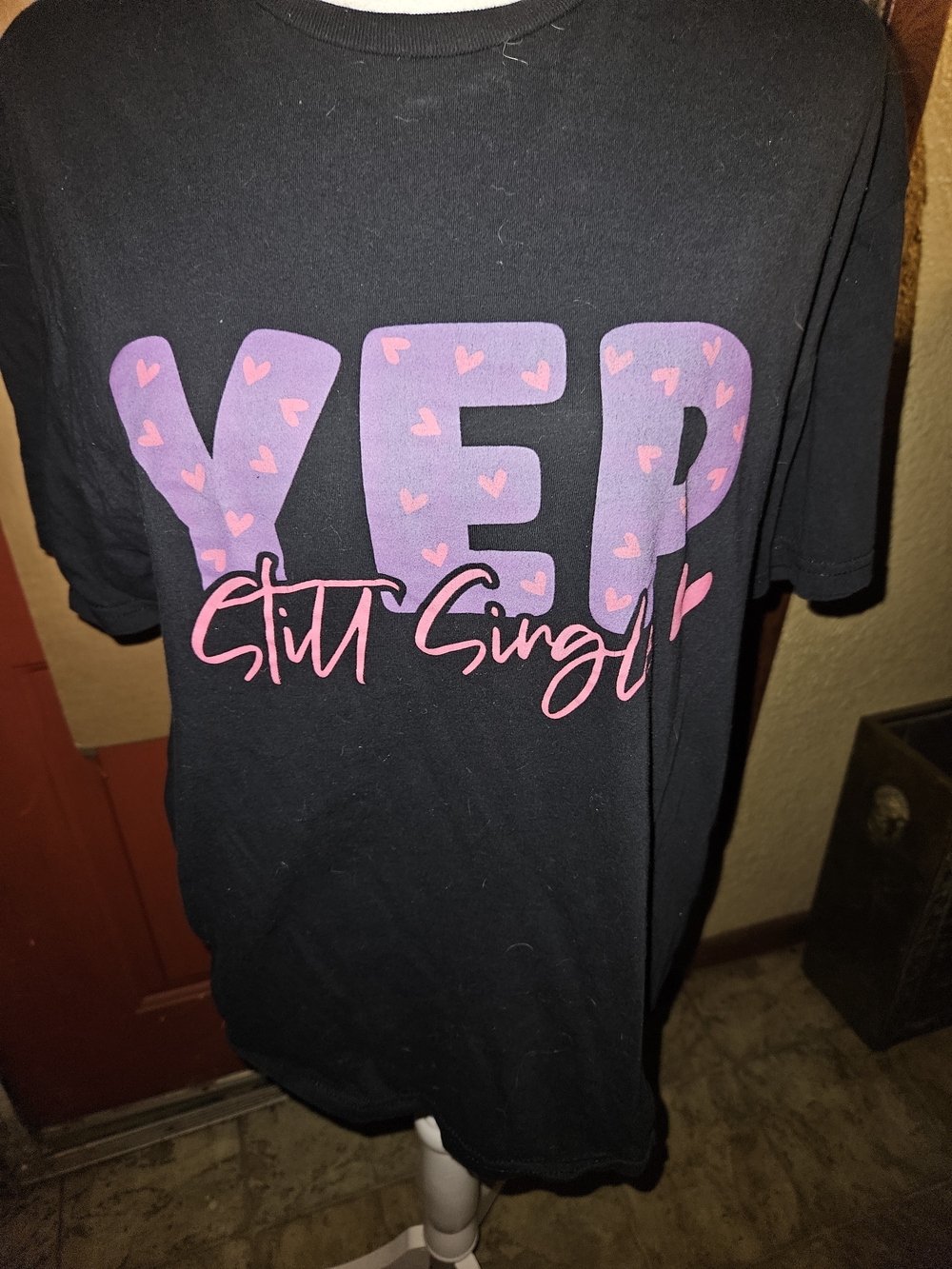 Gildan Black Graphic Tee with Subtle Gildan Tag